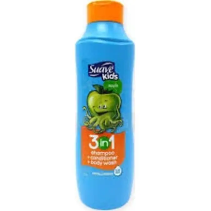 Suave Kids 3 In 1 Shampoo Conditioner & Body Wash Apple 665ml